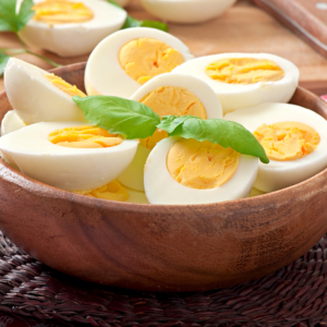 boiled eggs