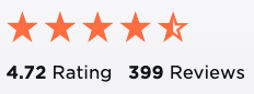 GetSlim rating on Review.io, 4.72/5