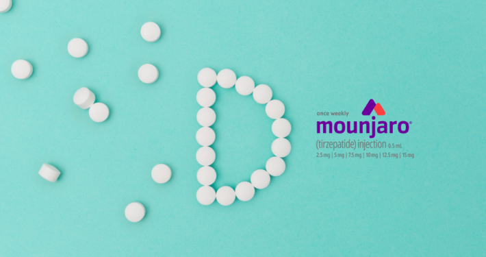 Vitamin D supplementation illustration associated with lifestyle planning while on Mounjaro